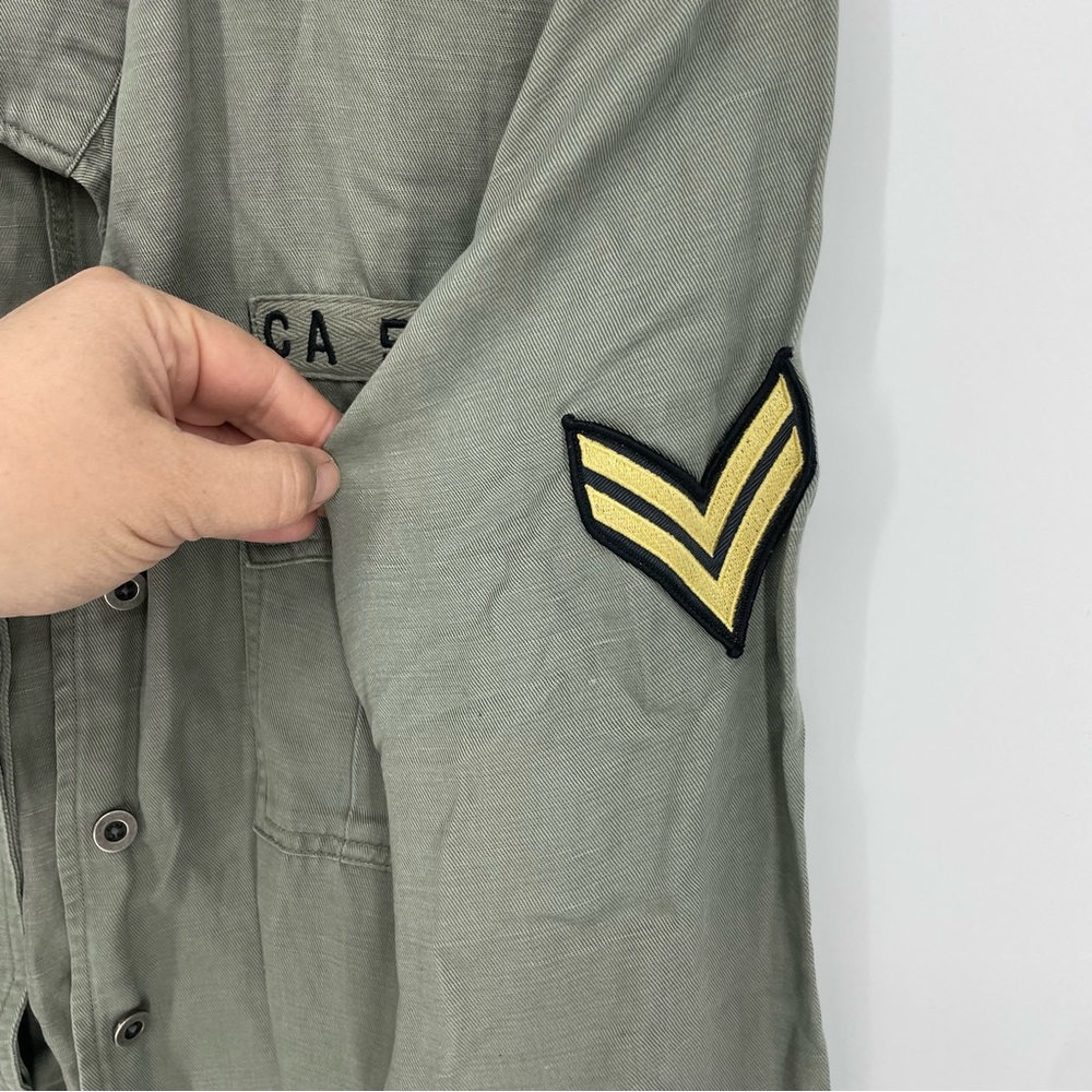 Rails Rowen Sage Green Military Jacket Sz M - image 4